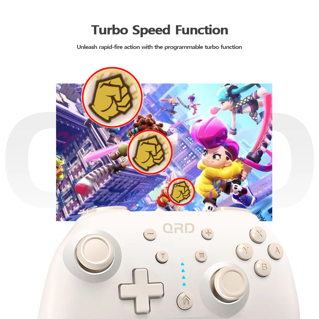 QRD Junior E5 Mini wireless controller for Switch/OLED, PC, iOS, Android - Image 11