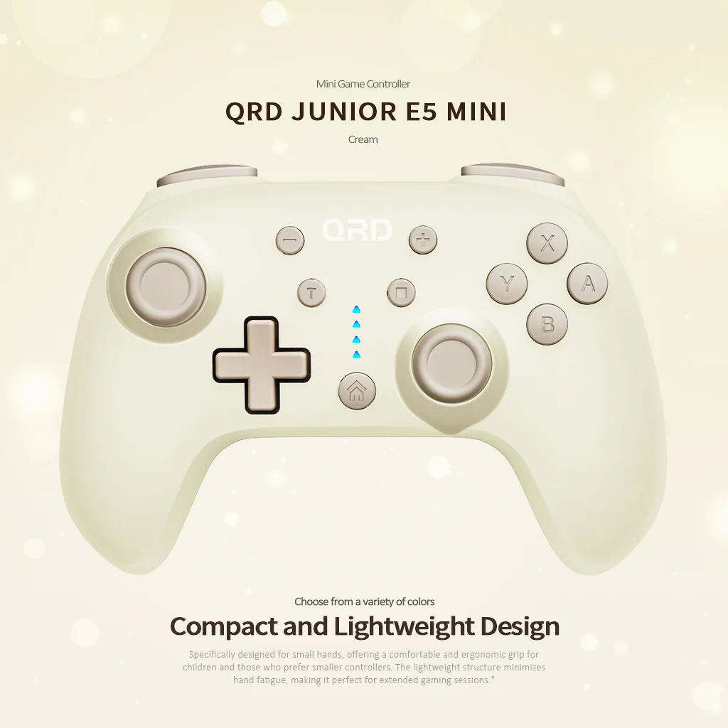 QRD Junior E5 Mini wireless controller for Switch/OLED, PC, iOS, Android - Image 4