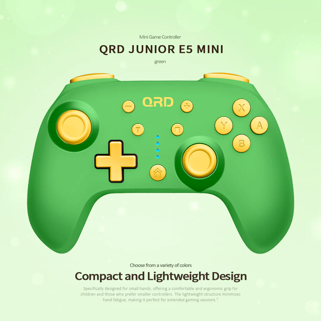 QRD Junior E5 Mini wireless controller for Switch/OLED, PC, iOS, Android - Image 5