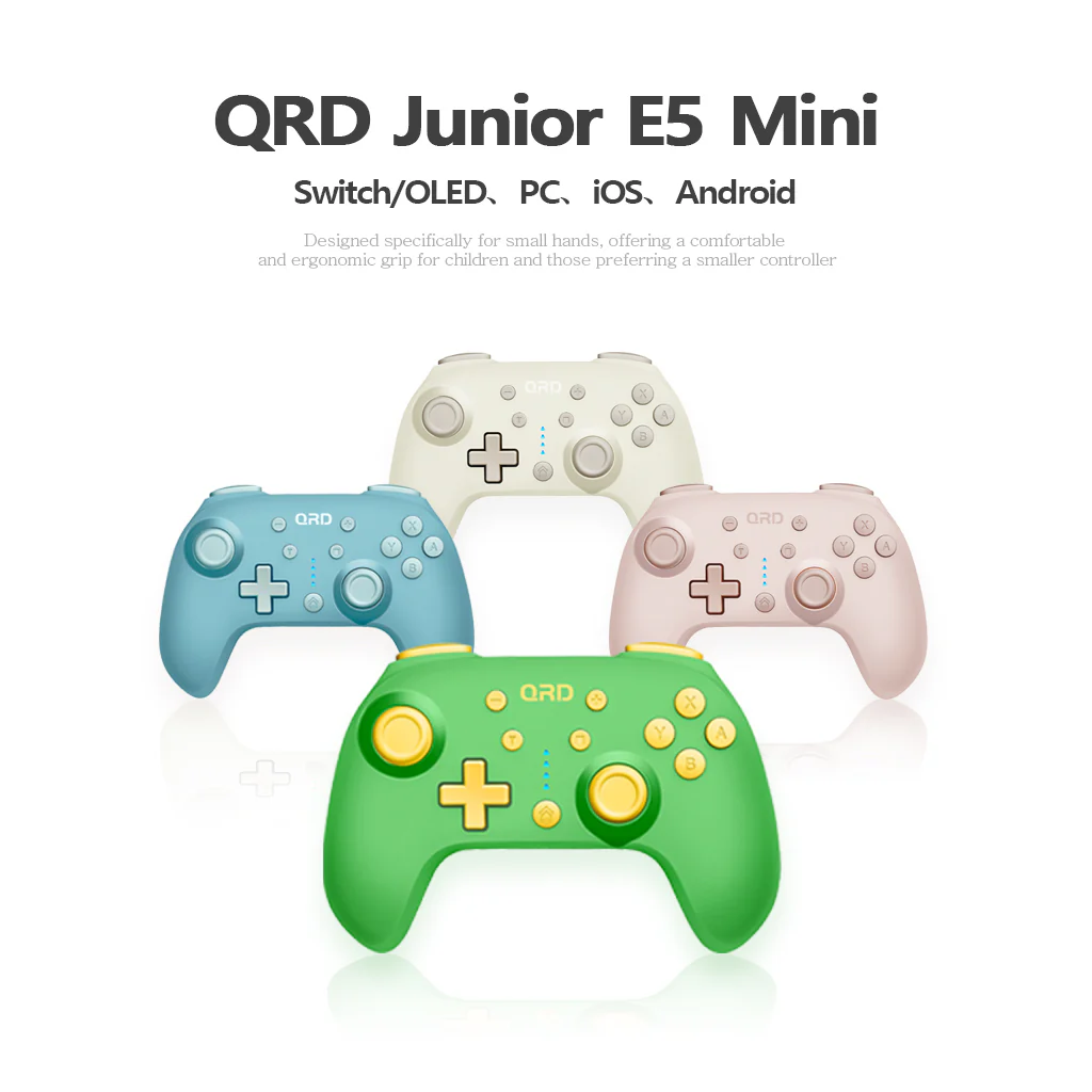 QRD Junior E5 Mini wireless controller for Switch/OLED, PC, iOS, Android - Image 6