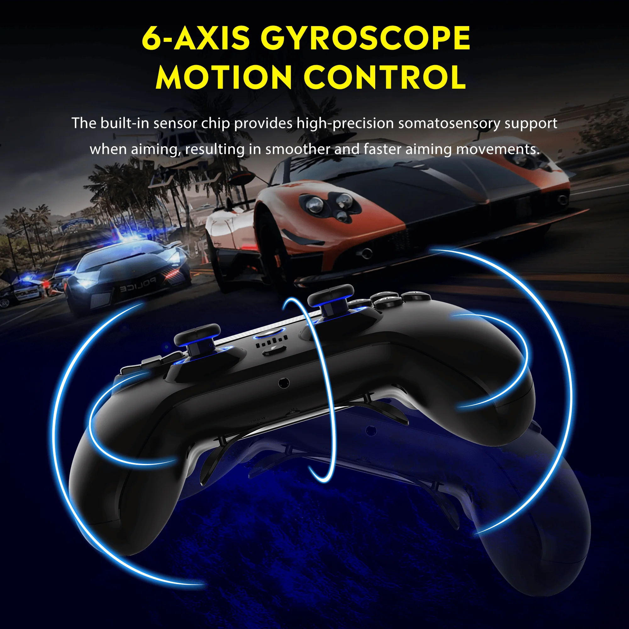 QRD Spark N5 Wireless Controller for PS5/PS4/PS3/PC - Image 13