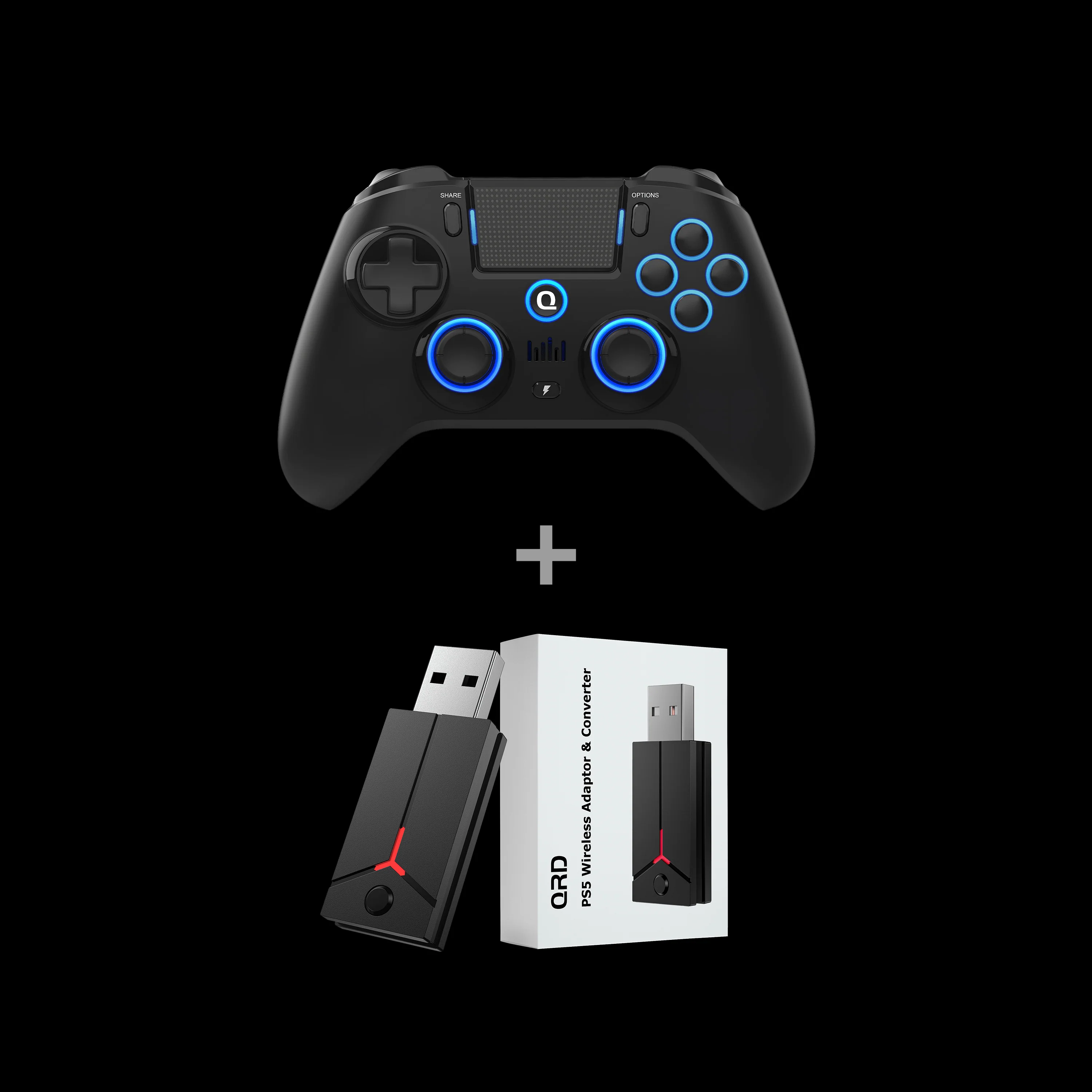 QRD Spark N5 Wireless Controller for PS5/PS4/PS3/PC - Image 6